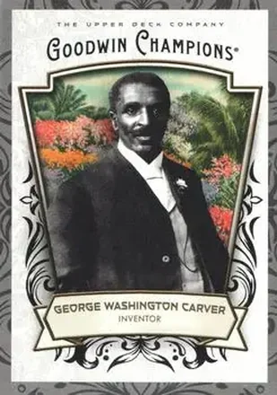 2026 Upper Deck Goodwin Champions - Glossy Black #87 - George Washington Carver