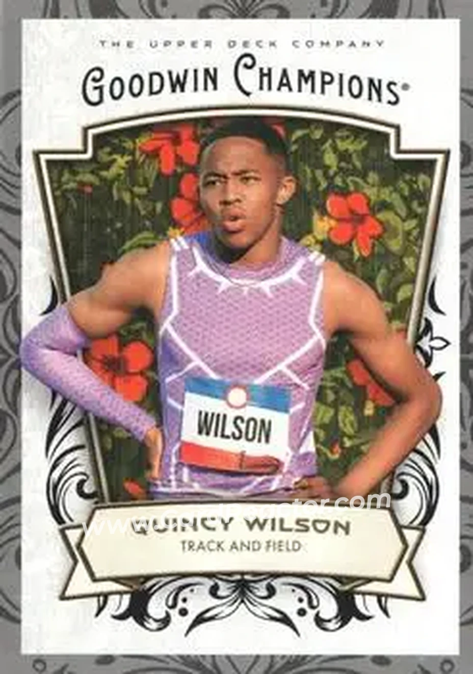 2026 Upper Deck Goodwin Champions - Glossy Black #92 - Quincy Wilson - Front