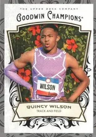 2026 Upper Deck Goodwin Champions - Glossy Black #92 - Quincy Wilson