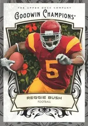 2026 Upper Deck Goodwin Champions - Glossy Black #93 - Reggie Bush