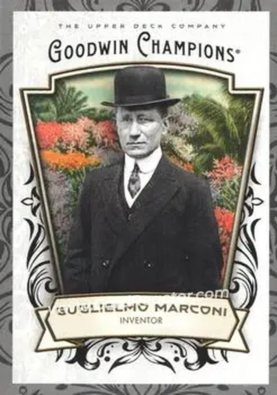 2026 Upper Deck Goodwin Champions - Glossy Black #95 - Guglielmo Marconi - Front