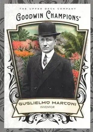 2026 Upper Deck Goodwin Champions - Glossy Black #95 - Guglielmo Marconi