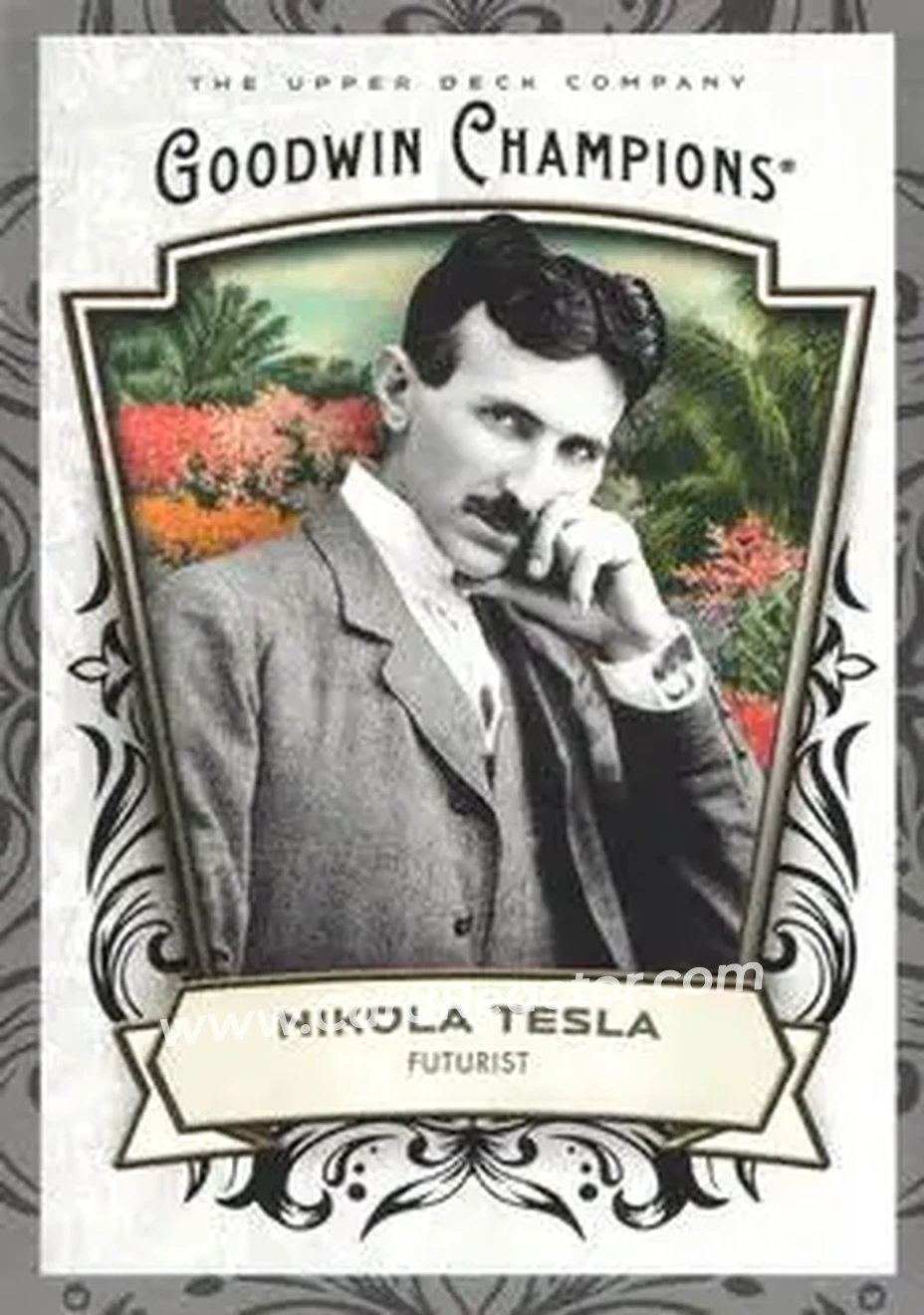 2026 Upper Deck Goodwin Champions - Glossy Black #99 - Nikola Tesla - Front