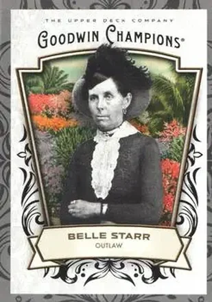 2026 Upper Deck Goodwin Champions - Glossy Black #100 - Belle Starr