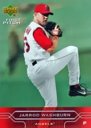 2005 Upper Deck First Pitch #4 - Jarrod Washburn - Los Angeles Angels