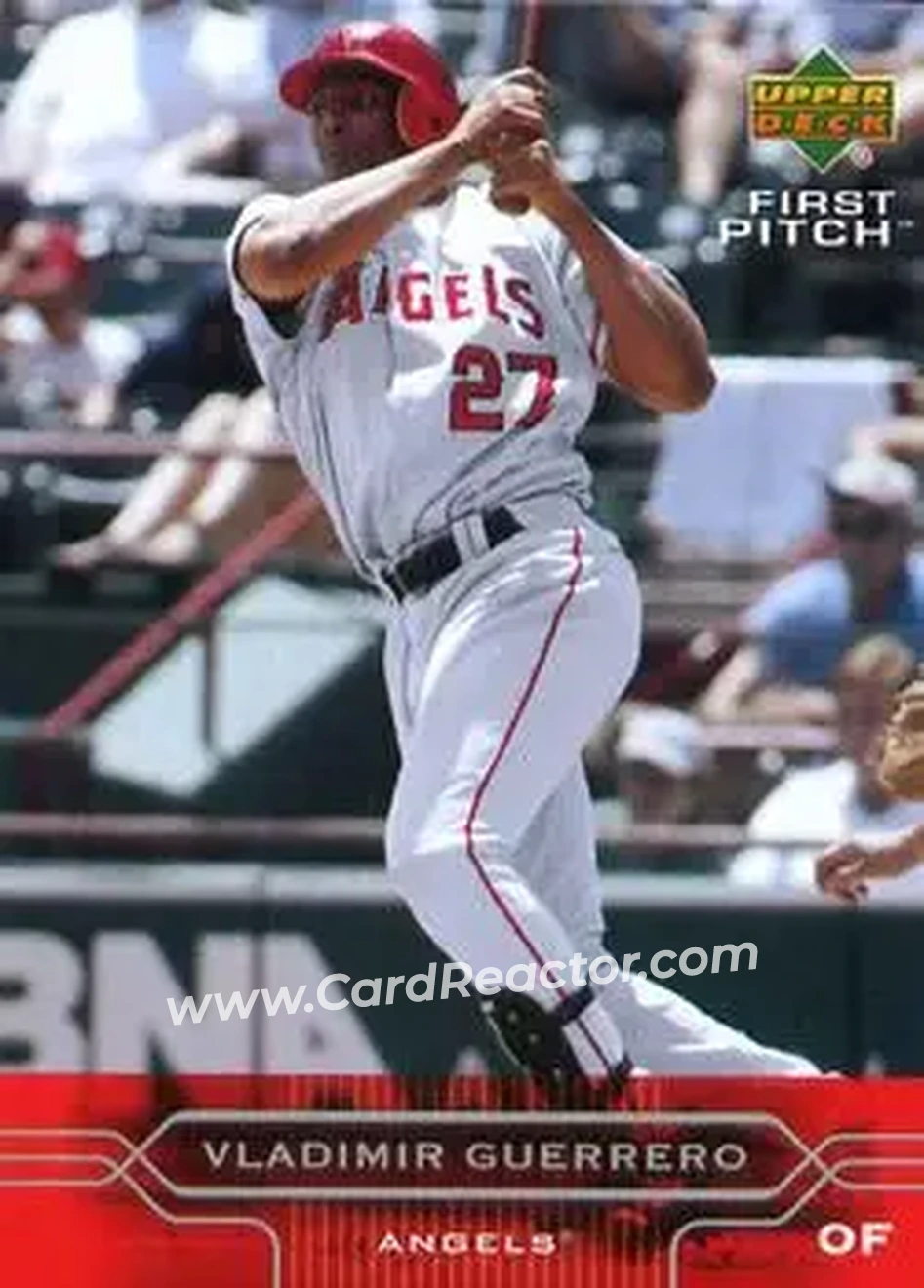 2005 Upper Deck First Pitch #7 - Vladimir Guerrero - Los Angeles Angels - Front