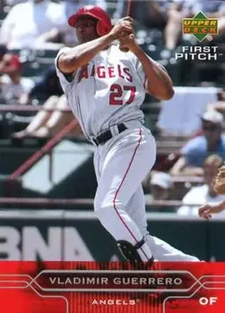 2005 Upper Deck First Pitch #7 - Vladimir Guerrero - Los Angeles Angels