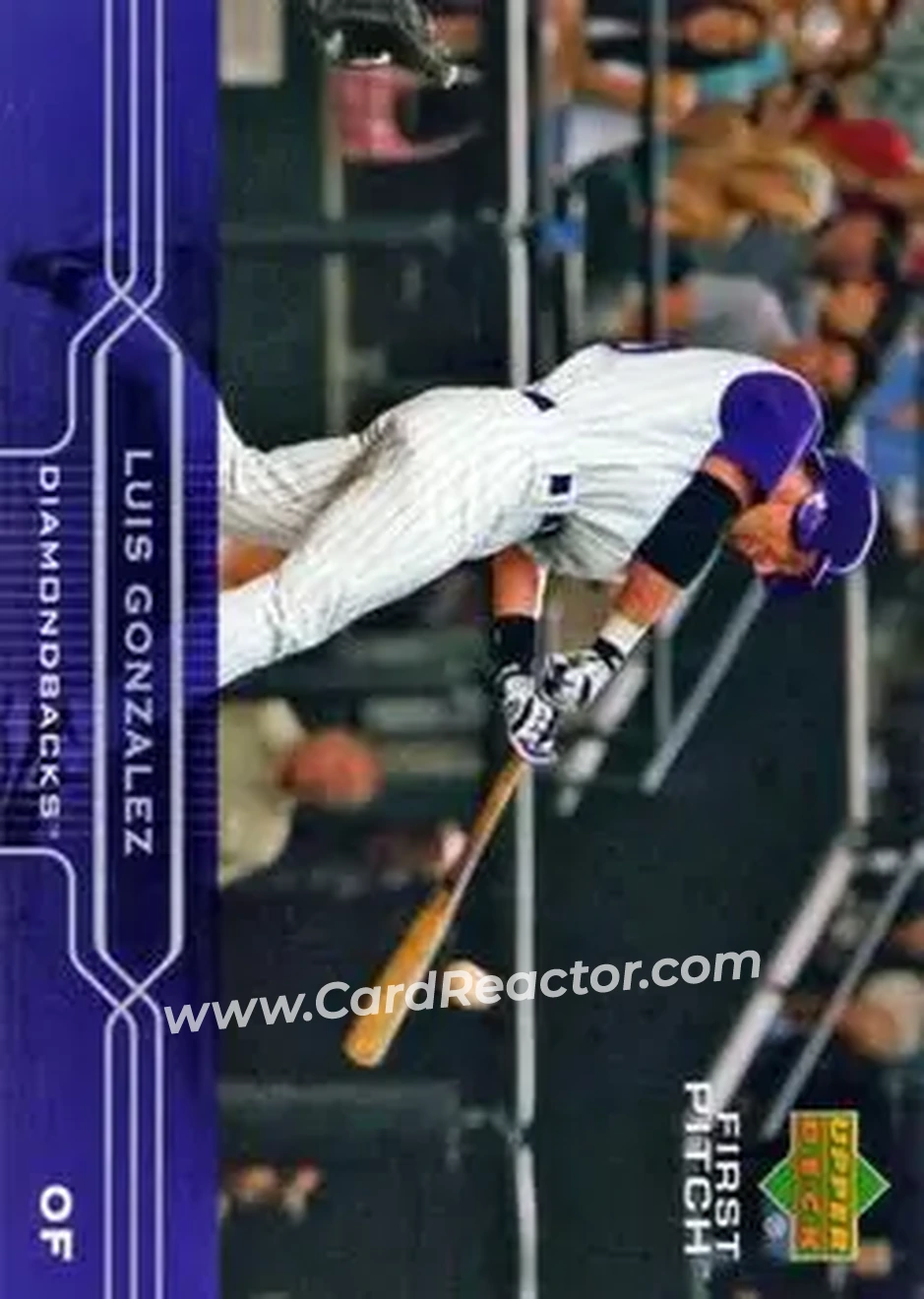 2005 Upper Deck First Pitch #10 - Luis Gonzalez - Arizona Diamondbacks - Front