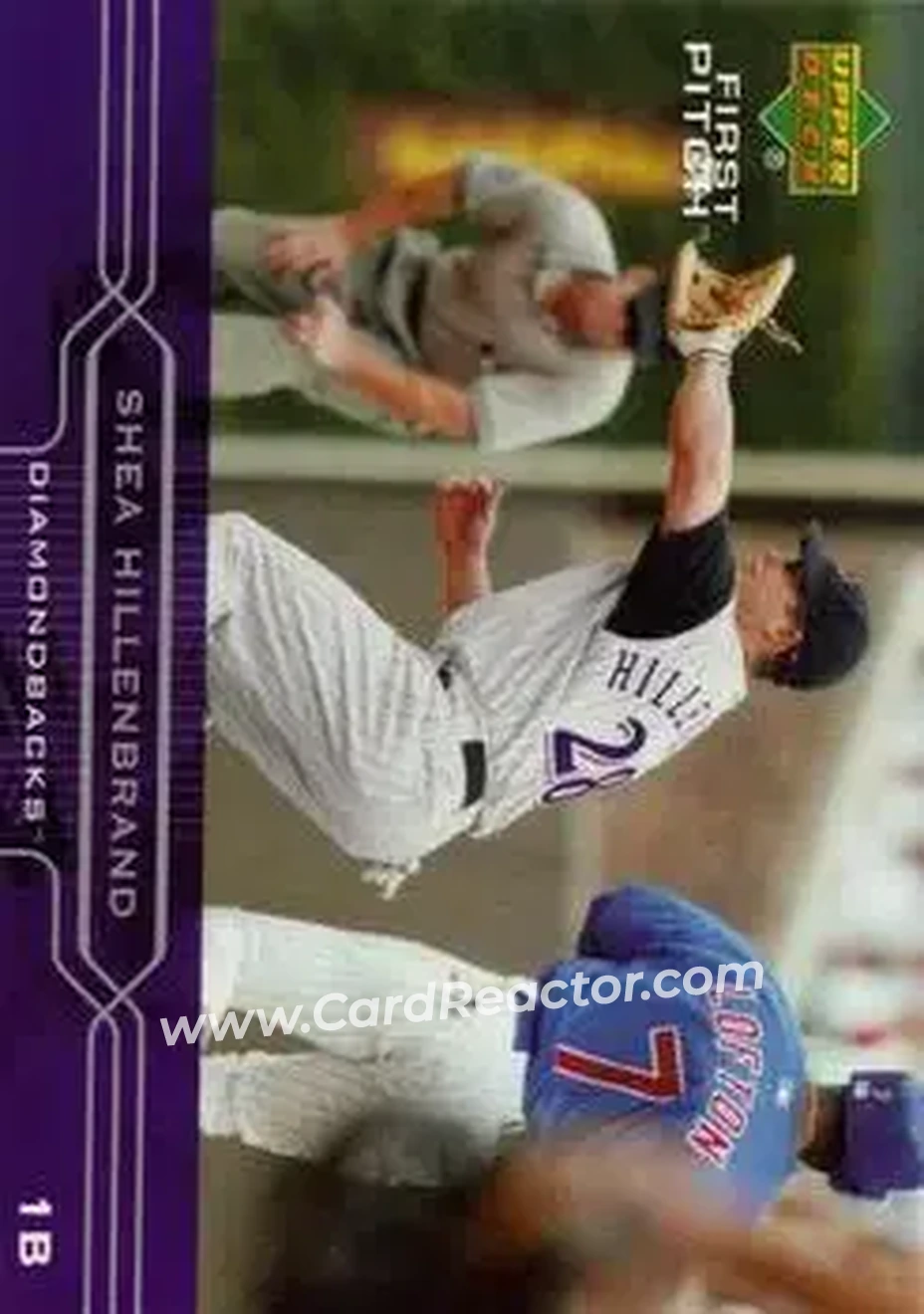 2005 Upper Deck First Pitch #14 - Shea Hillenbrand - Arizona Diamondbacks - Front 2005 Upper Deck First Pitch #14 - Shea Hillenbrand - Arizona Diamondbacks - Front