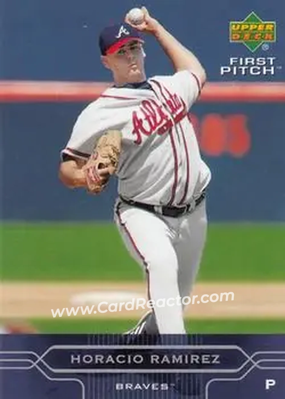 2005 Upper Deck First Pitch #17 - Horacio Ramirez - Atlanta Braves - Front
