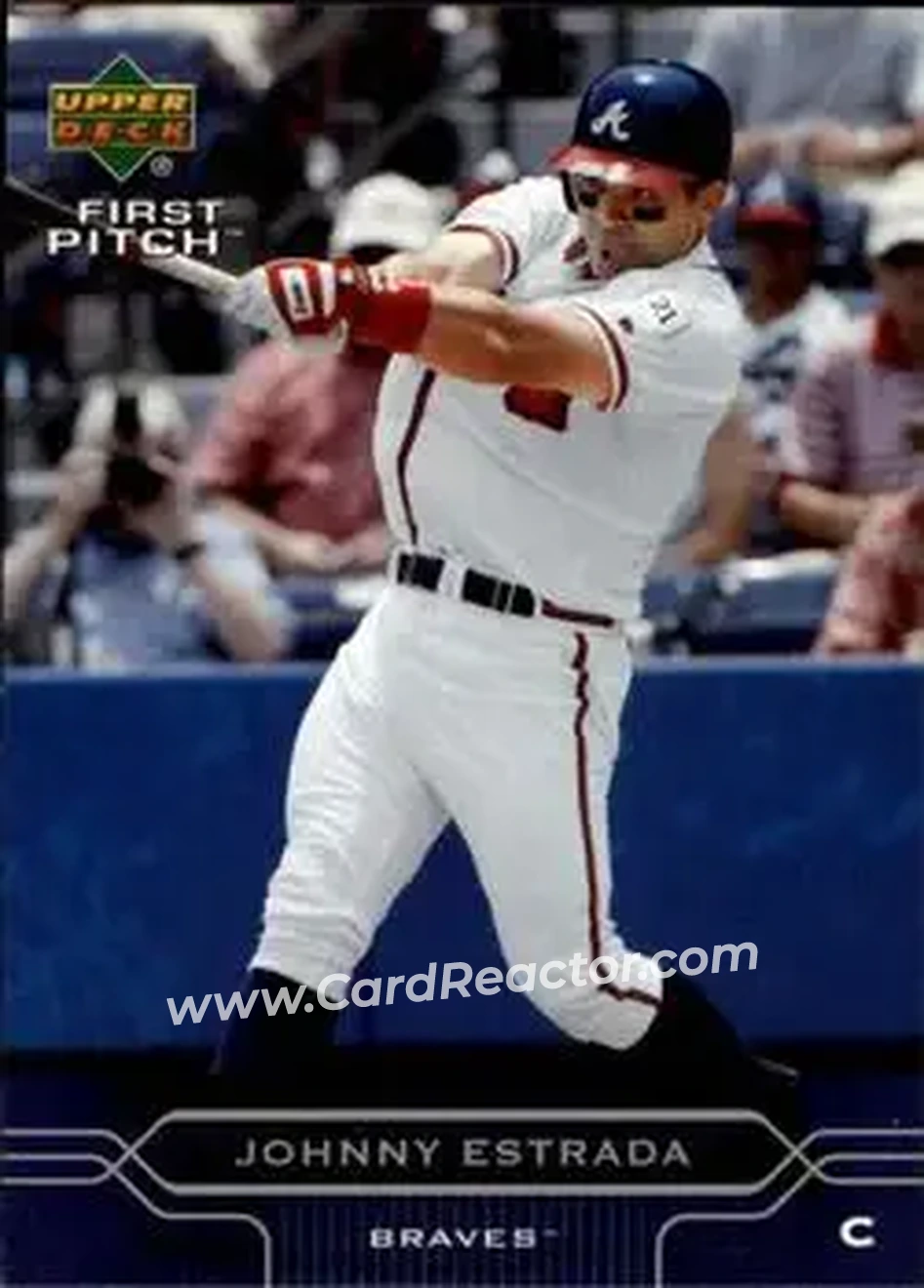 2005 Upper Deck First Pitch #19 - Johnny Estrada - Atlanta Braves - Front