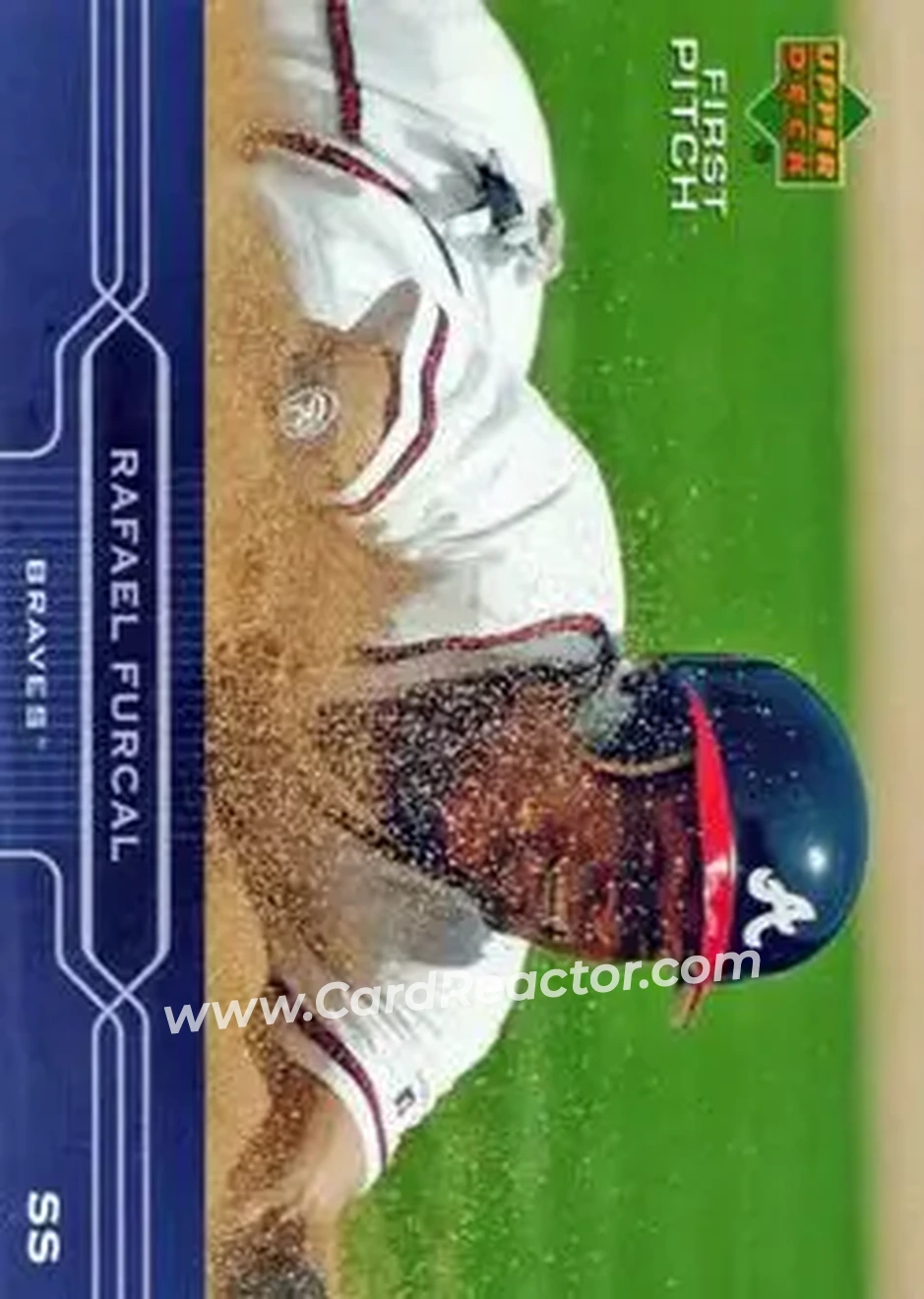 2005 Upper Deck First Pitch #21 - Rafael Furcal - Atlanta Braves - Front