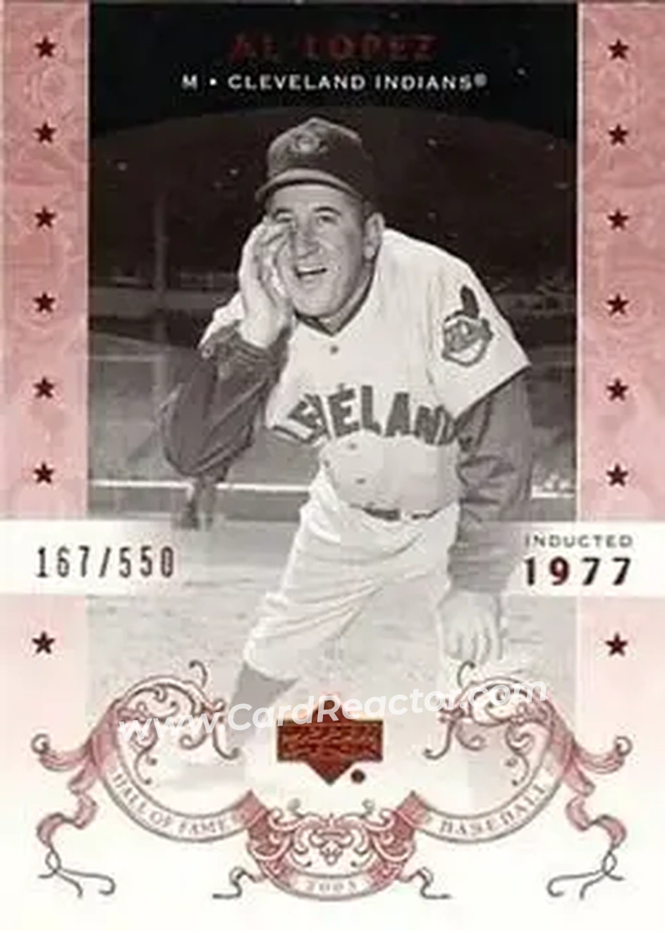 2005 Upper Deck Hall of Fame #2 - Al Lopez - Cleveland Indians - Front