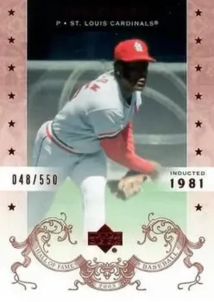 2005 Upper Deck Hall of Fame #6 - Bob Gibson - St. Louis Cardinals