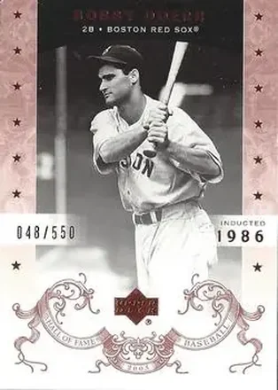 2005 Upper Deck Hall of Fame #8 - Bobby Doerr - Boston Red Sox
