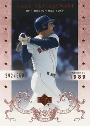 2005 Upper Deck Hall of Fame #11 - Carl Yastrzemski - Boston Red Sox