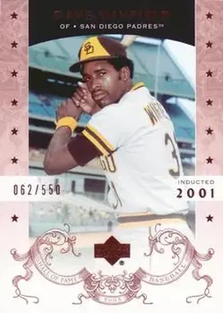 2005 Upper Deck Hall of Fame #15 - Dave Winfield - San Diego Padres