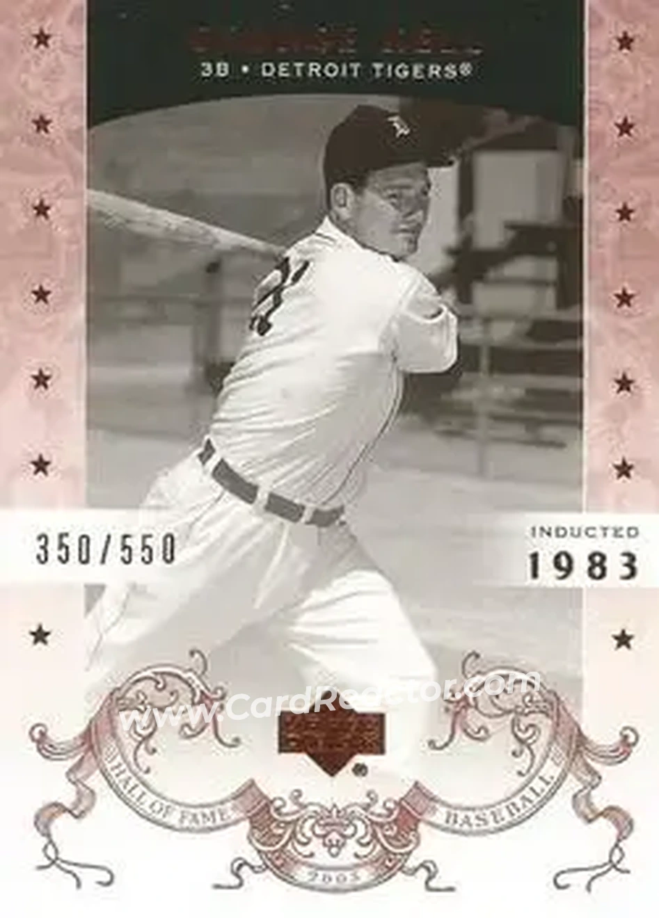 2005 Upper Deck Hall of Fame #31 - George Kell - Detroit Tigers - Front 2005 Upper Deck Hall of Fame #31 - George Kell - Detroit Tigers - Front