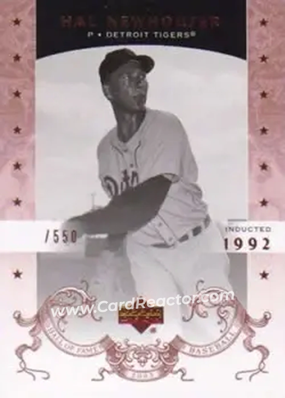 2005 Upper Deck Hall of Fame #33 - Hal Newhouser - Detroit Tigers - Front 2005 Upper Deck Hall of Fame #33 - Hal Newhouser - Detroit Tigers - Front