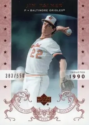 2005 Upper Deck Hall of Fame #38 - Jim Palmer - Baltimore Orioles