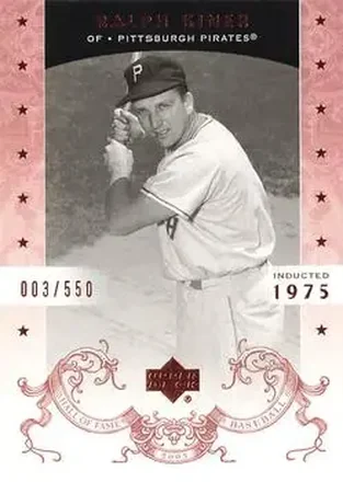2005 Upper Deck Hall of Fame #60 - Ralph Kiner - Pittsburgh Pirates
