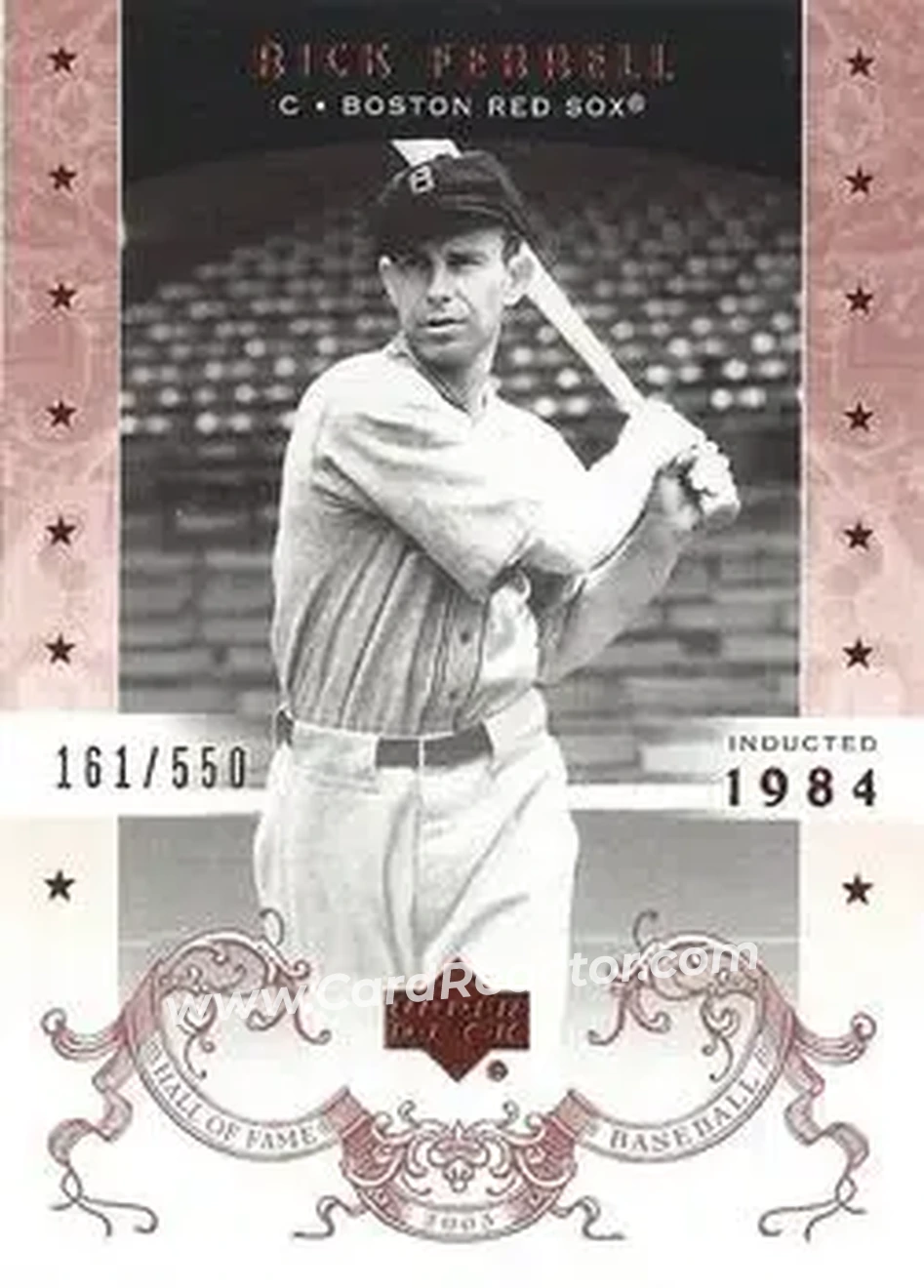 2005 Upper Deck Hall of Fame #63 - Rick Ferrell - Boston Red Sox - Front