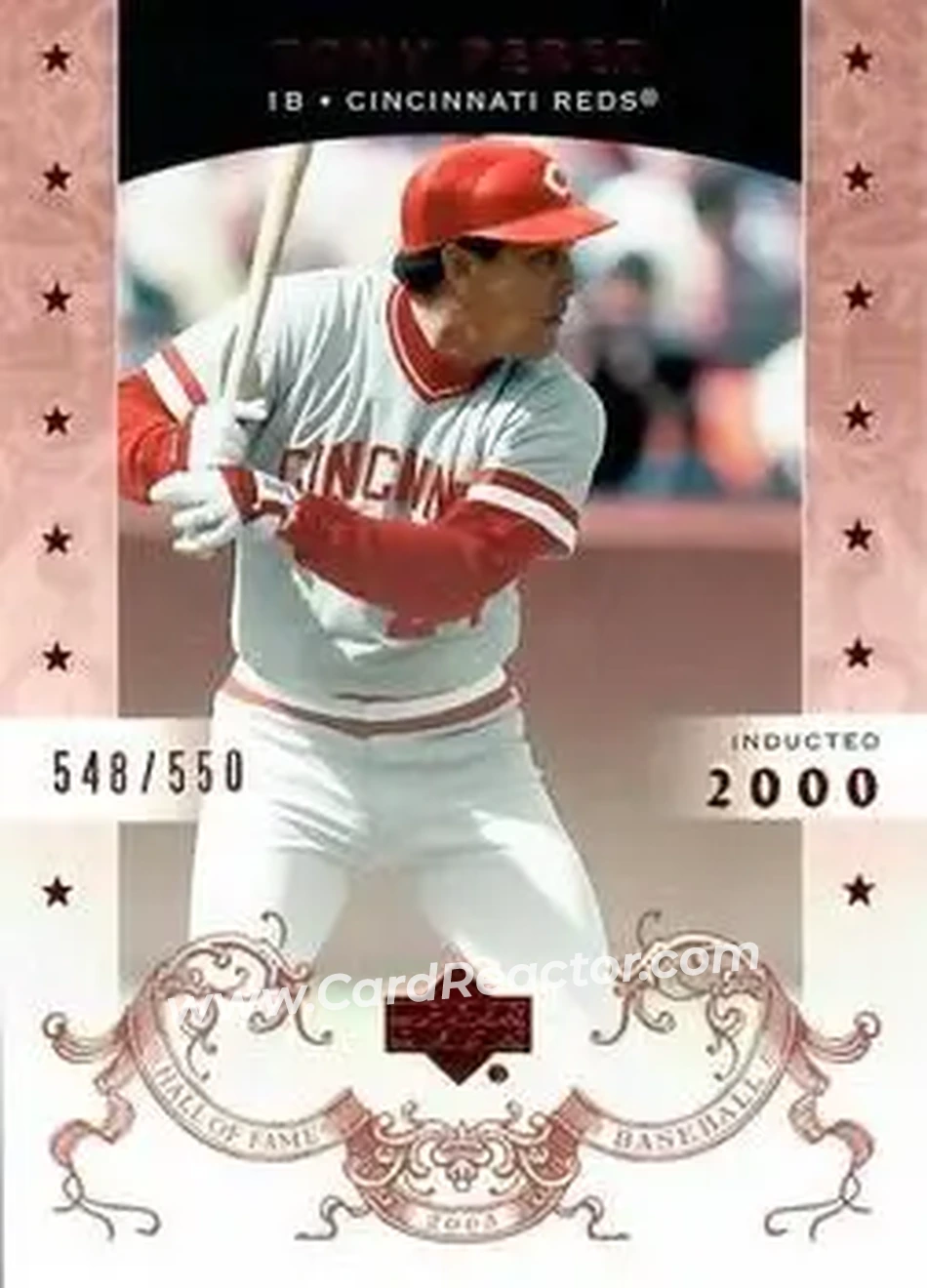 2005 Upper Deck Hall of Fame #71 - Tony Pérez - Cincinnati Reds - Front