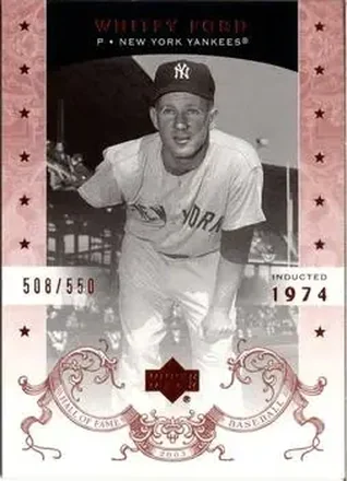 2005 Upper Deck Hall of Fame #73 - Ed "Whitey" Ford - New York Yankees