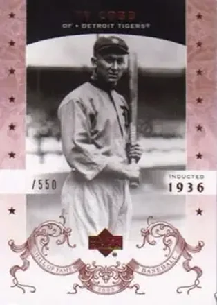 2005 Upper Deck Hall of Fame #81 - Ty Cobb - Detroit Tigers