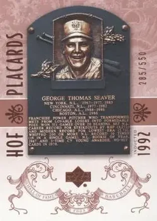 2005 Upper Deck Hall of Fame #98 - Tom Seaver - New York Mets