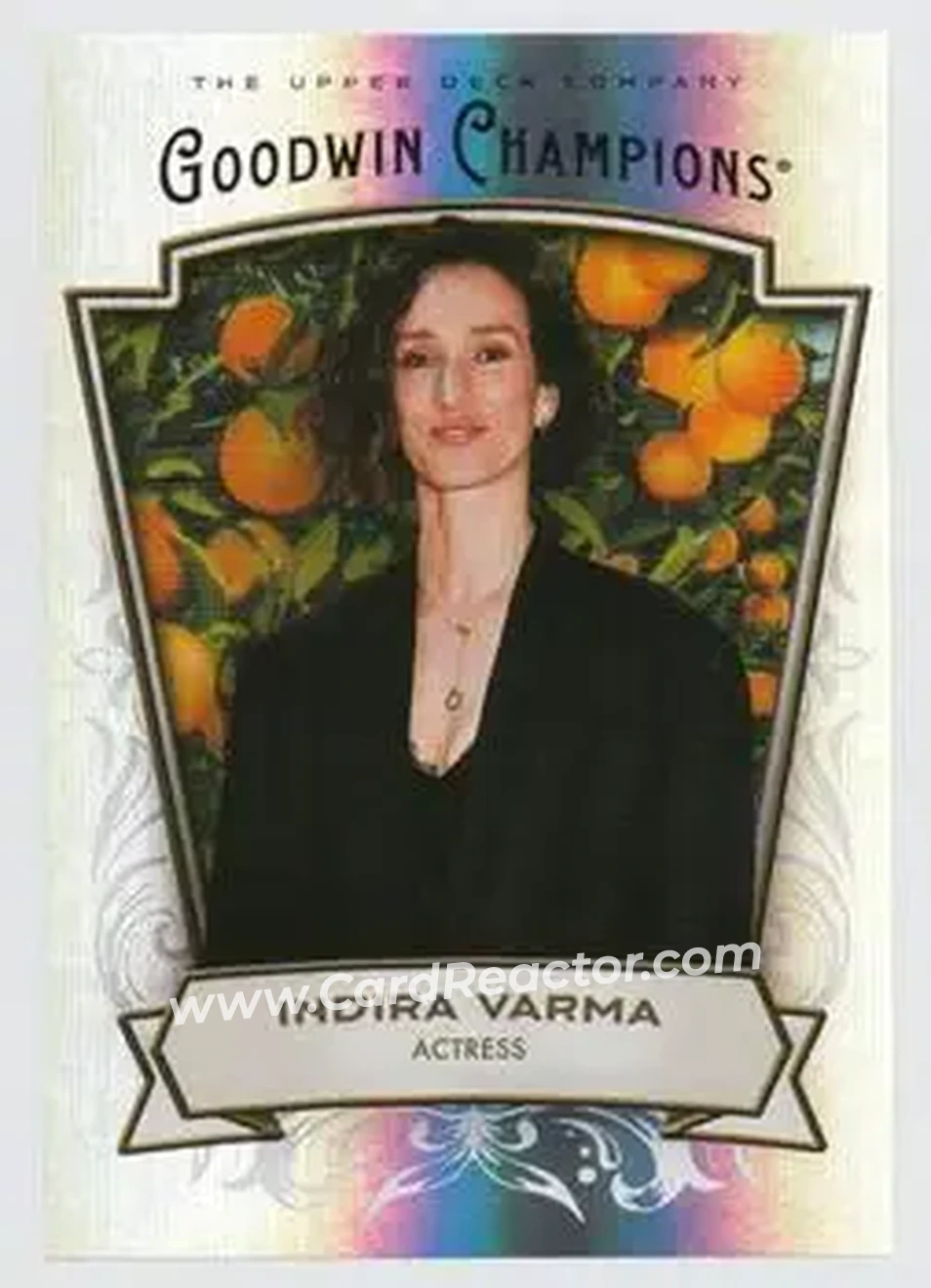 2026 Upper Deck Goodwin Champions - Rainbow #55 - Indira Varma - Front