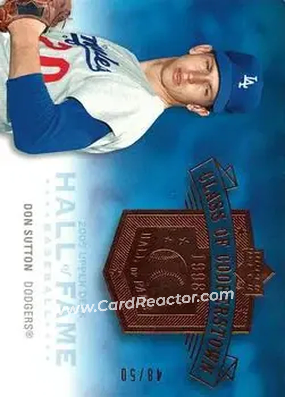 2005 Upper Deck Hall of Fame - Class of Cooperstown #CC-DS1 - Don Sutton - Los Angeles Dodgers - Front