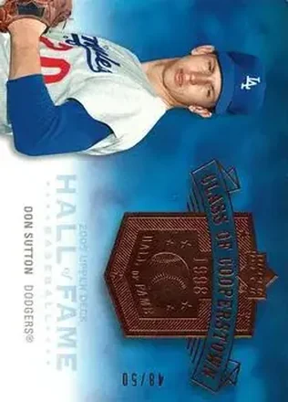 2005 Upper Deck Hall of Fame - Class of Cooperstown #CC-DS1 - Don Sutton - Los Angeles Dodgers