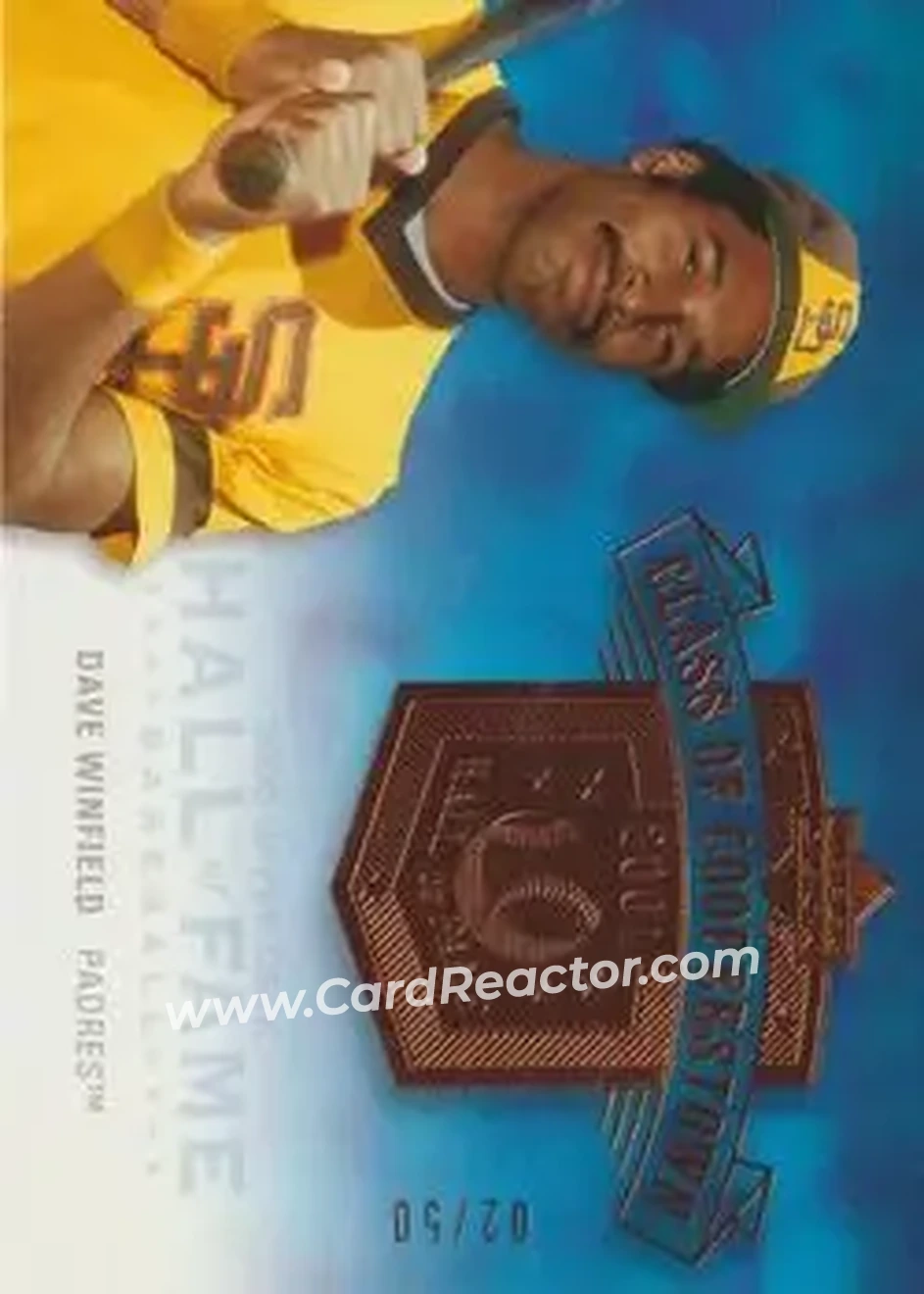 2005 Upper Deck Hall of Fame - Class of Cooperstown #CC-DW1 - Dave Winfield - San Diego Padres - Front