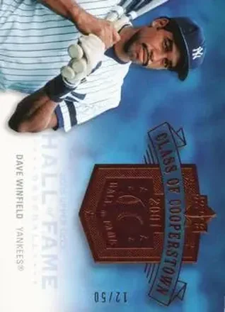 2005 Upper Deck Hall of Fame - Class of Cooperstown #CC-DW2 - Dave Winfield - New York Yankees