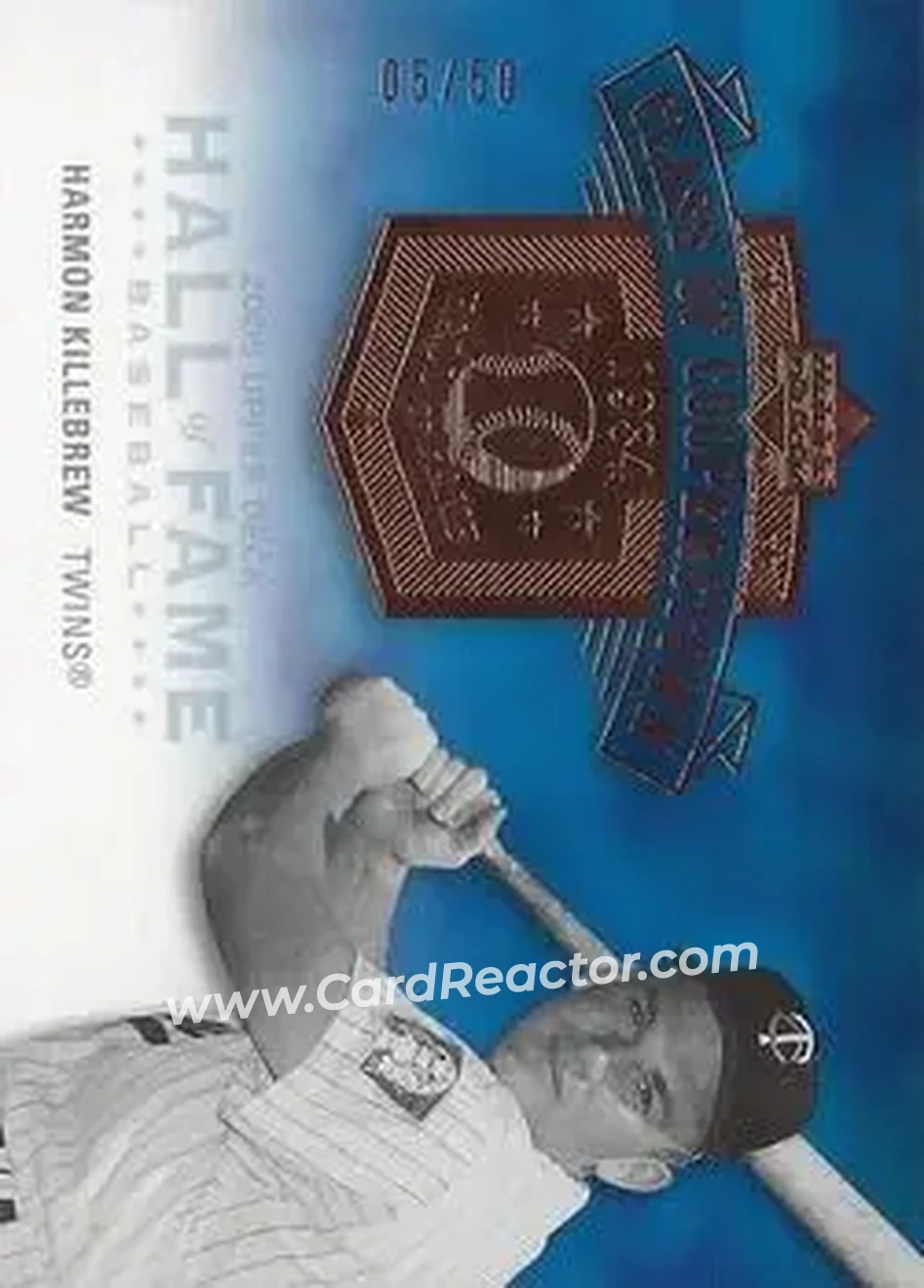2005 Upper Deck Hall of Fame - Class of Cooperstown #CC-HK2 - Harmon Killebrew - Minnesota Twins - Front