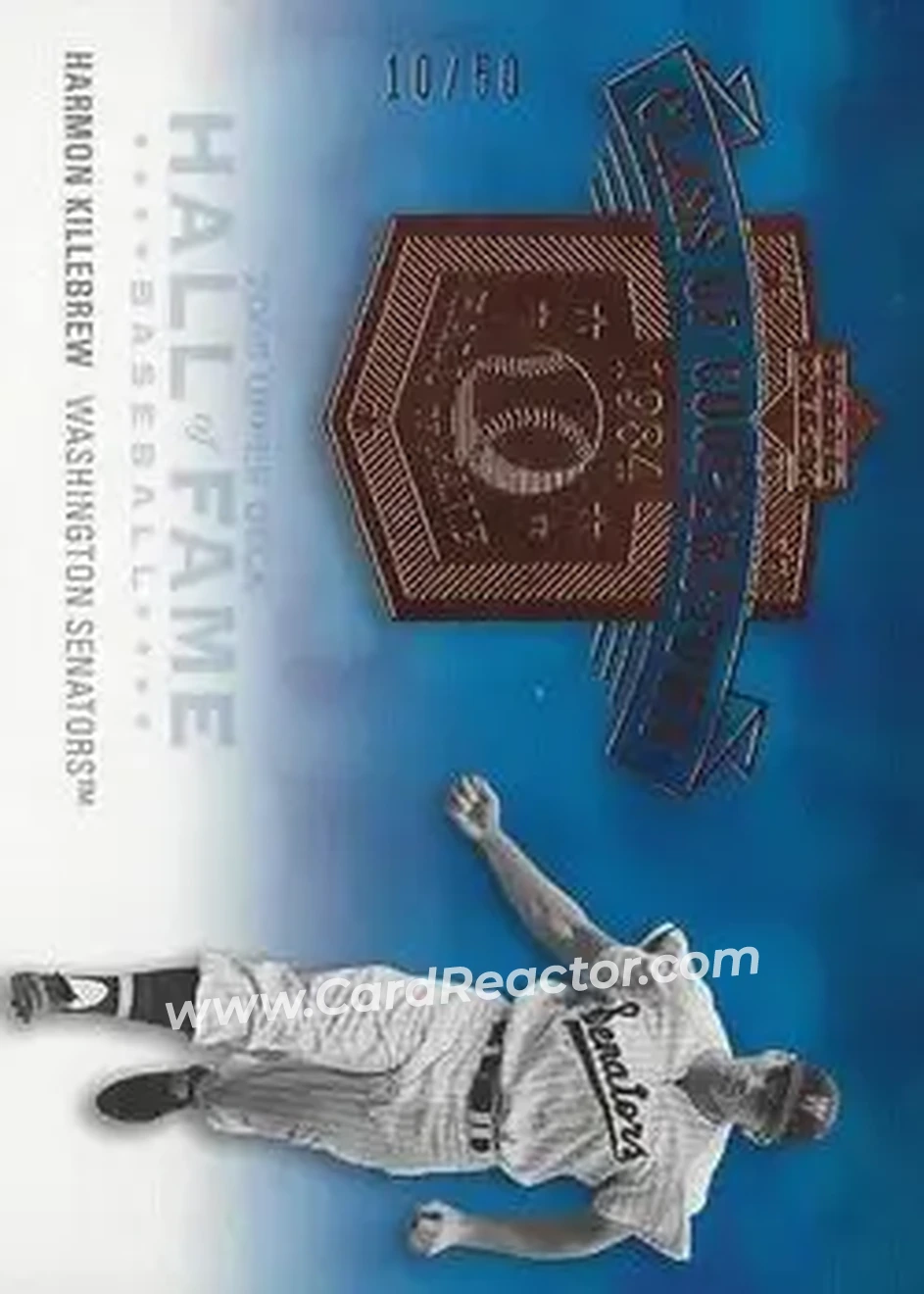 2005 Upper Deck Hall of Fame - Class of Cooperstown #CC-HK3 - Harmon Killebrew - Washington Senators - Front