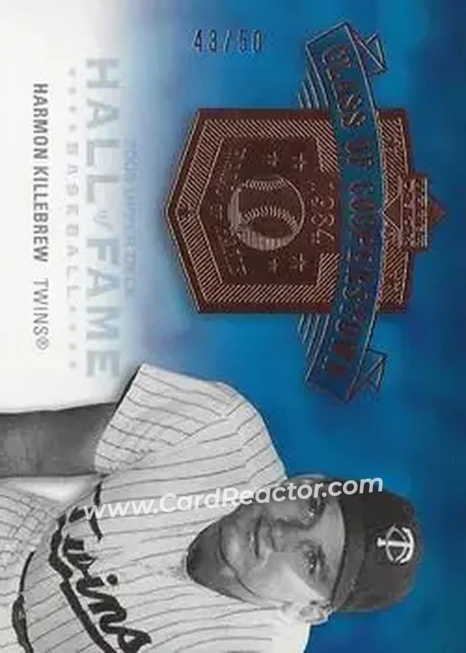 2005 Upper Deck Hall of Fame - Class of Cooperstown #CC-HK4 - Harmon Killebrew - Minnesota Twins - Front 2005 Upper Deck Hall of Fame - Class of Cooperstown #CC-HK4 - Harmon Killebrew - Minnesota Twins - Front