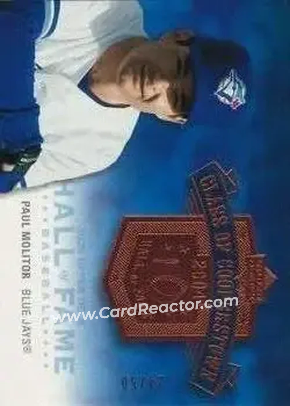 2005 Upper Deck Hall of Fame - Class of Cooperstown #CC-PM2 - Paul Molitor - Toronto Blue Jays - Front 2005 Upper Deck Hall of Fame - Class of Cooperstown #CC-PM2 - Paul Molitor - Toronto Blue Jays - Front