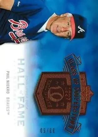 2005 Upper Deck Hall of Fame - Class of Cooperstown #CC-PN1 - Phil Niekro - Atlanta Braves