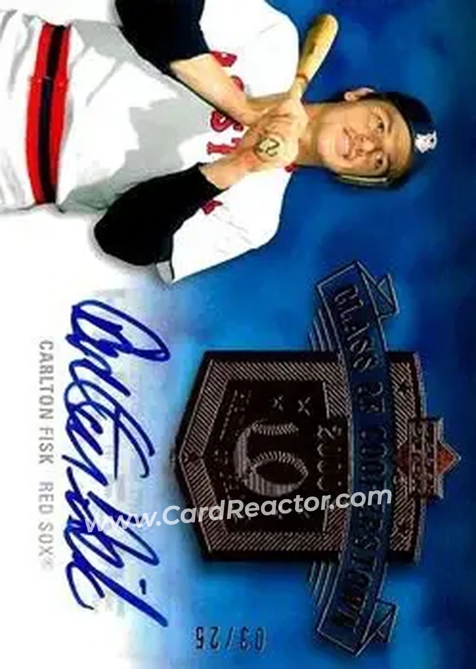 2005 Upper Deck Hall of Fame - Class of Cooperstown Autograph #CC-CF1 - Carlton Fisk - Boston Red Sox - Front 2005 Upper Deck Hall of Fame - Class of Cooperstown Autograph #CC-CF1 - Carlton Fisk - Boston Red Sox - Front