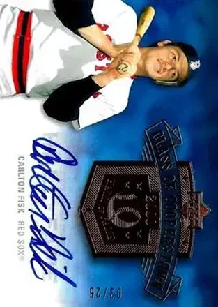 2005 Upper Deck Hall of Fame - Class of Cooperstown Autograph #CC-CF1 - Carlton Fisk - Boston Red Sox