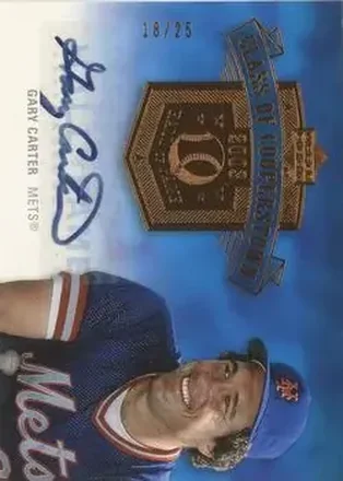 2005 Upper Deck Hall of Fame - Class of Cooperstown Autograph #CC-GC1 - Gary Carter - New York Mets