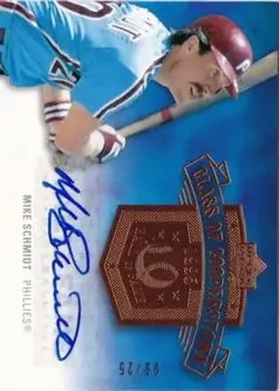 2005 Upper Deck Hall of Fame - Class of Cooperstown Autograph #CC-MS1 - Mike Schmidt - Philadelphia Phillies