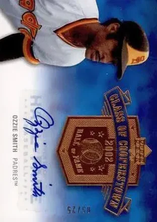 2005 Upper Deck Hall of Fame - Class of Cooperstown Autograph #CC-OS1 - Ozzie Smith - San Diego Padres