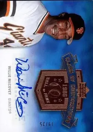 2005 Upper Deck Hall of Fame - Class of Cooperstown Autograph #CC-WM2 - Willie McCovey - San Francisco Giants