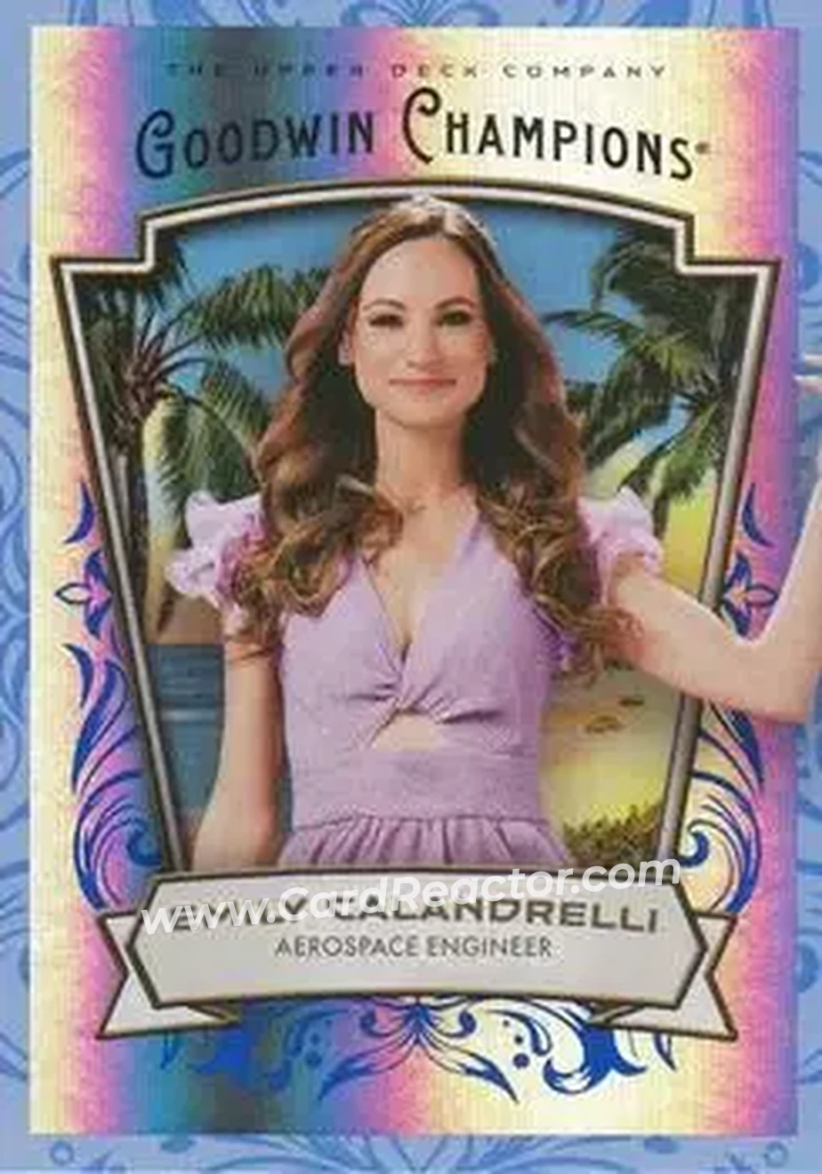 2026 Upper Deck Goodwin Champions - Royal Rainbow #12 - Emily Calandrelli - Front