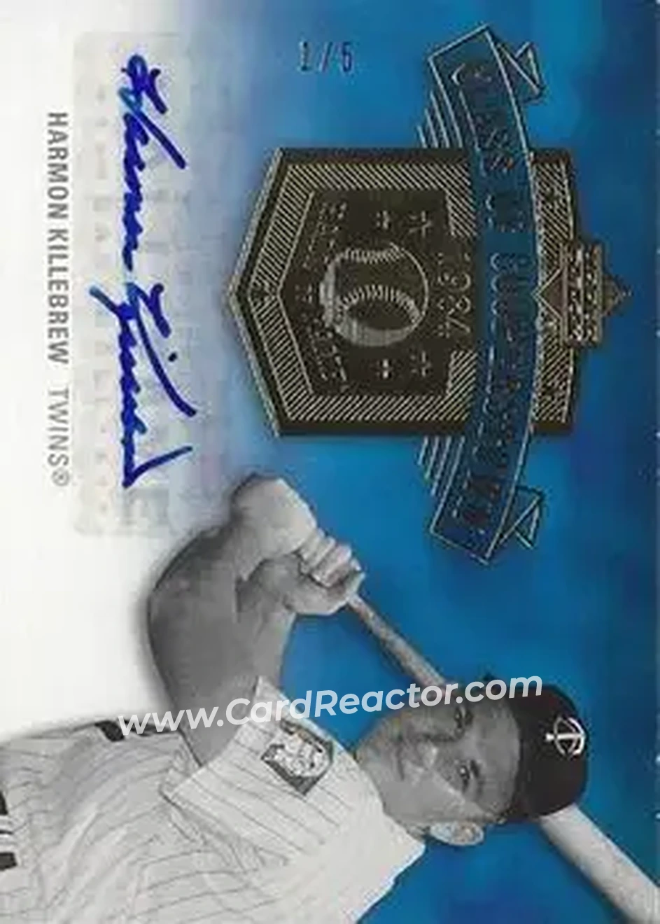 2005 Upper Deck Hall of Fame - Class of Cooperstown Autograph Gold #CC-HK2 - Harmon Killebrew - Minnesota Twins - Front 2005 Upper Deck Hall of Fame - Class of Cooperstown Autograph Gold #CC-HK2 - Harmon Killebrew - Minnesota Twins - Front