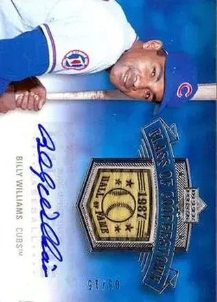 2005 Upper Deck Hall of Fame - Class of Cooperstown Autograph Silver #CC-BW1 - Billy Williams - Chicago Cubs