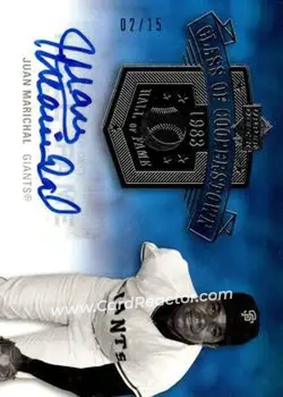 2005 Upper Deck Hall of Fame - Class of Cooperstown Autograph Silver #CC-MA2 - Juan Marichal - San Francisco Giants - Front